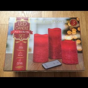 NIB! 3 LED candle set 🕯